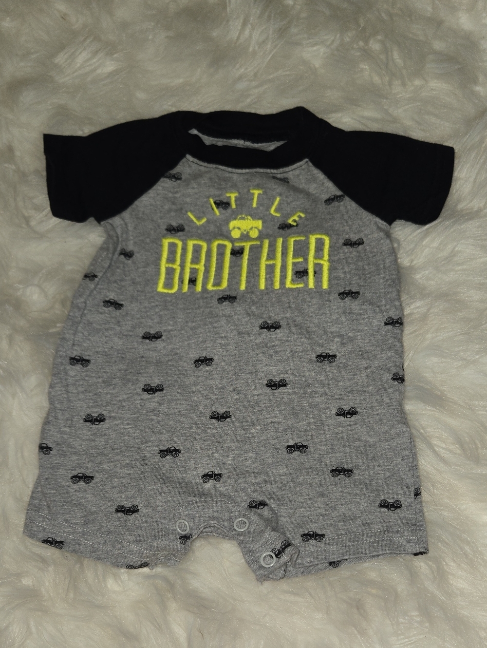 Newborn Little Brother Romper